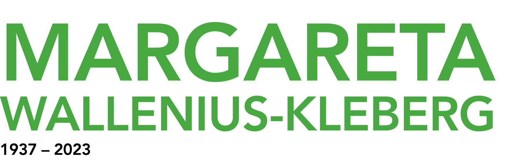 MARGARETA WALLENIUS KLEBERG 1937 – 2023 